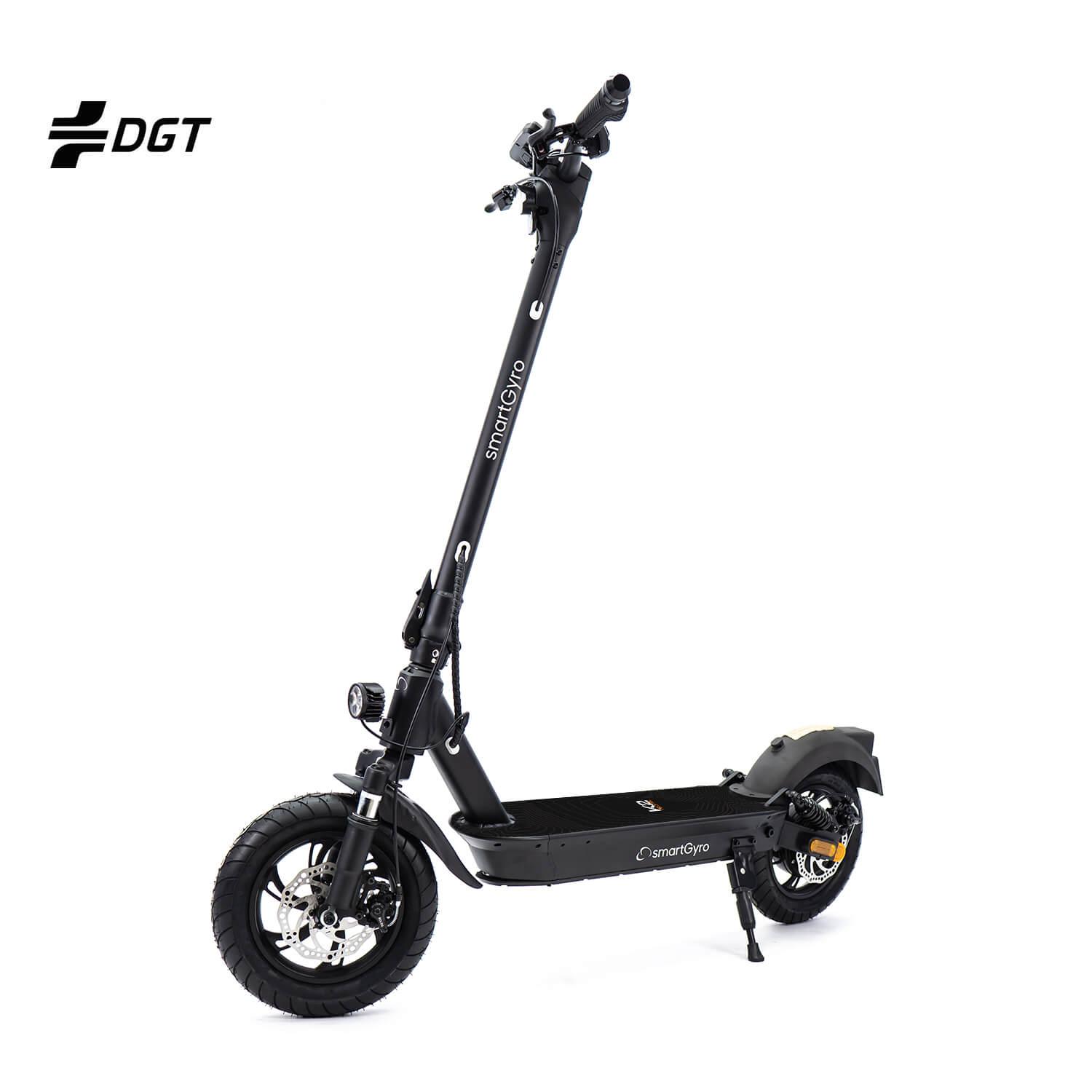 Patín eléctrico SmartGyro K2 PRO XL, certificado DGT, ruedas 12